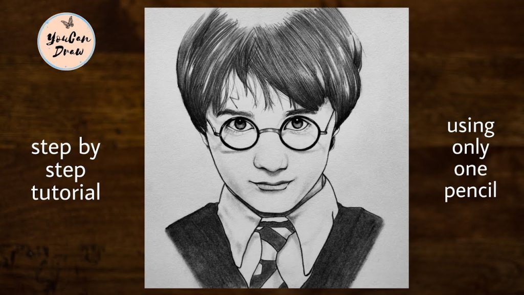 How To Draw Harry Potter Step-by-Step: A Beginner's Guide - Bloomsies