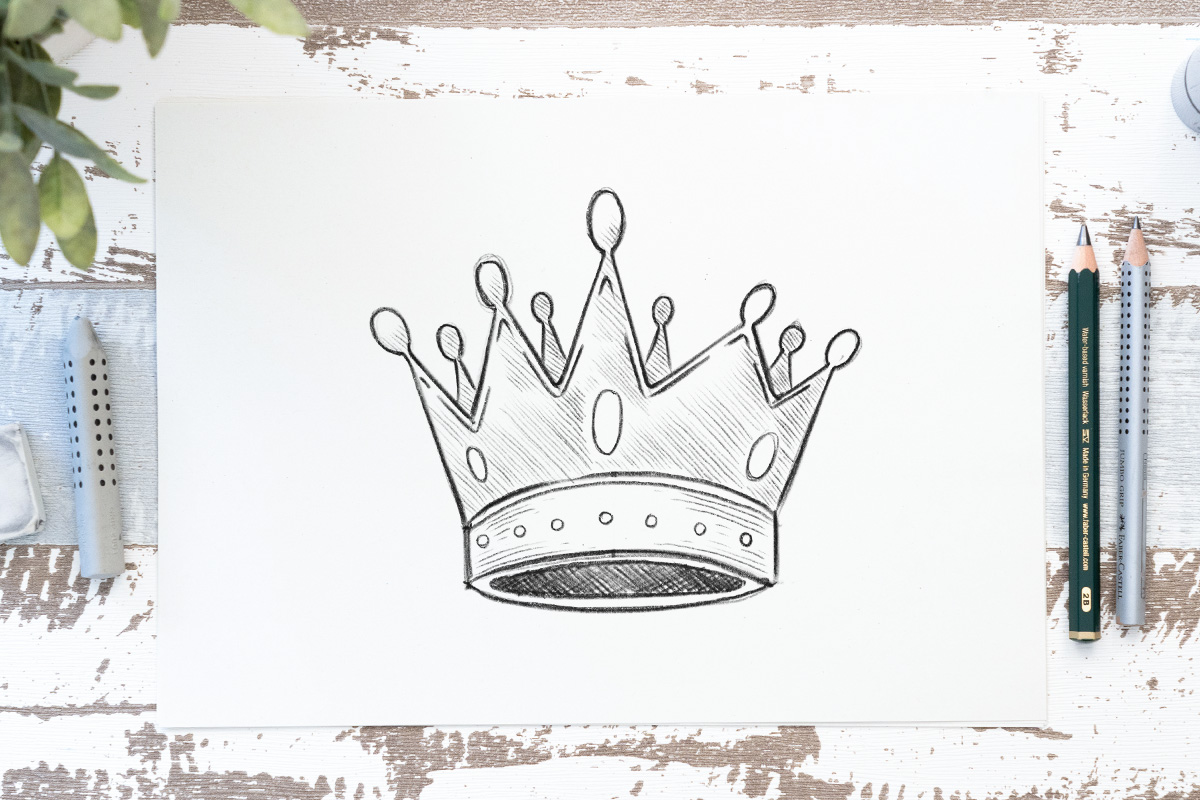 How to Draw a Crown Step-by-Step: A Beginner's Guide - Bloomsies