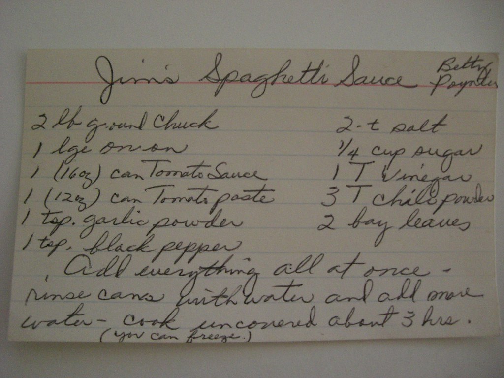 Jim's Spaghetti Sauce Recipe (Huntington, WV)