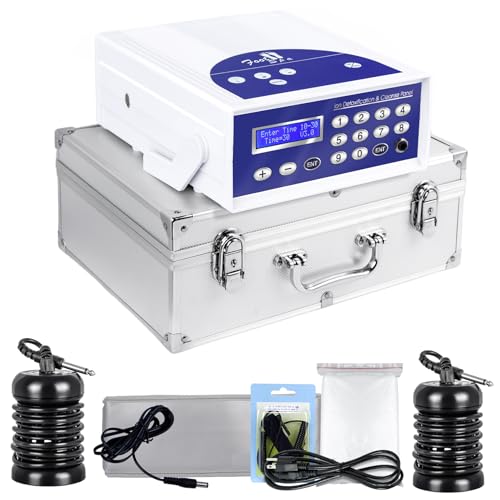 Portable Foot Spa Detox Machine with Display and Accessories