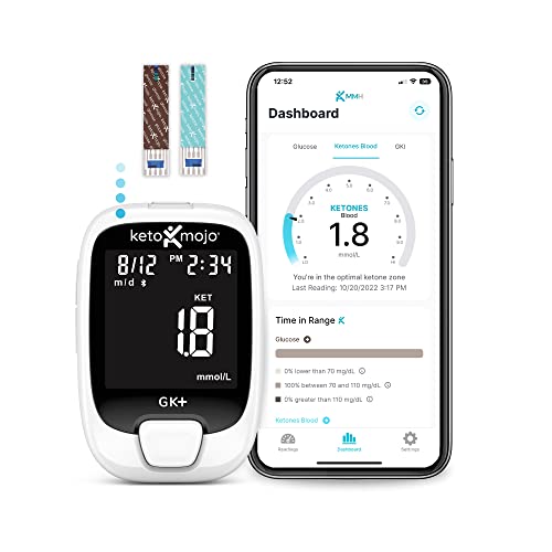 Keto-Mojo GK+ Blood Glucose and Ketone Meter Kit