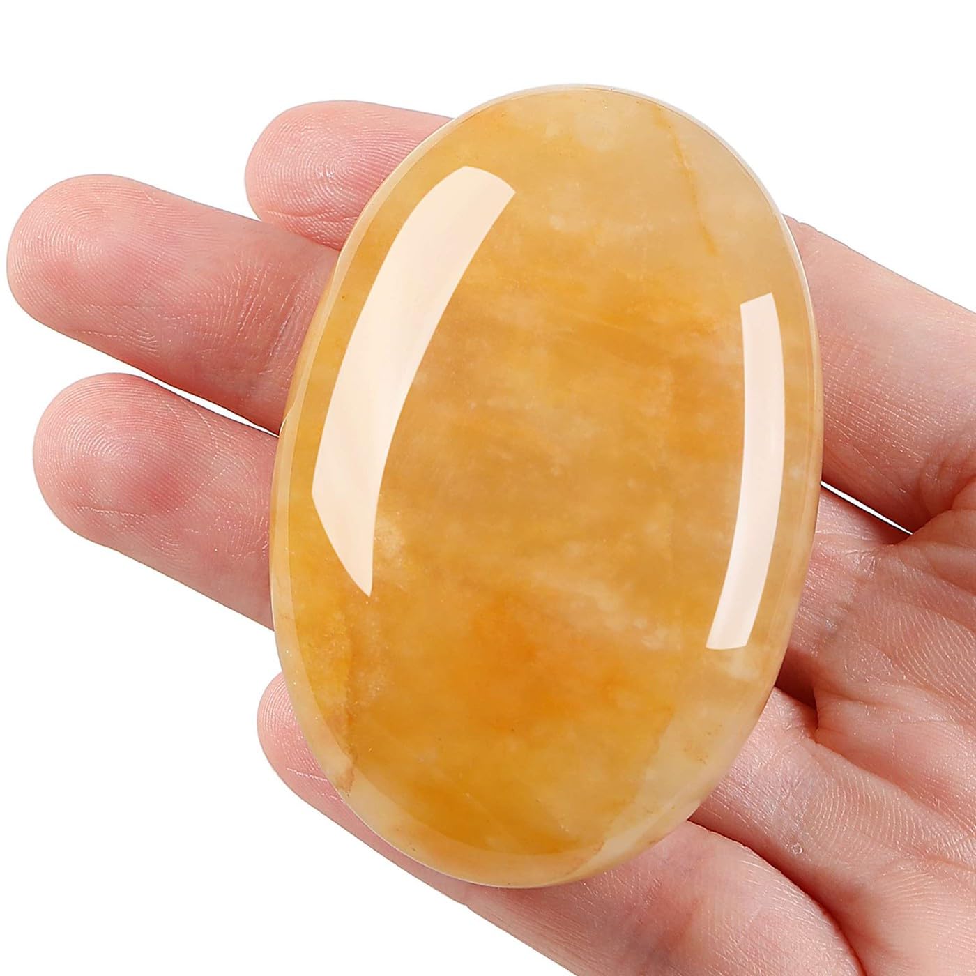 Yellow Aventurine Palm Stone