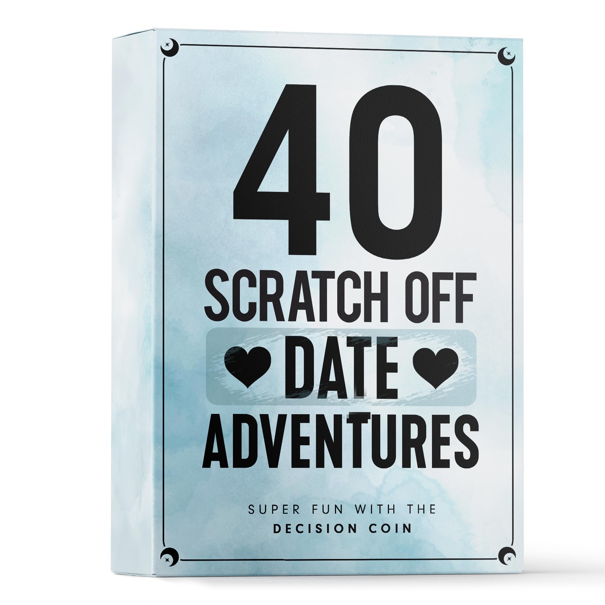 40 Scratch-Off Date Adventures with Decision Coin