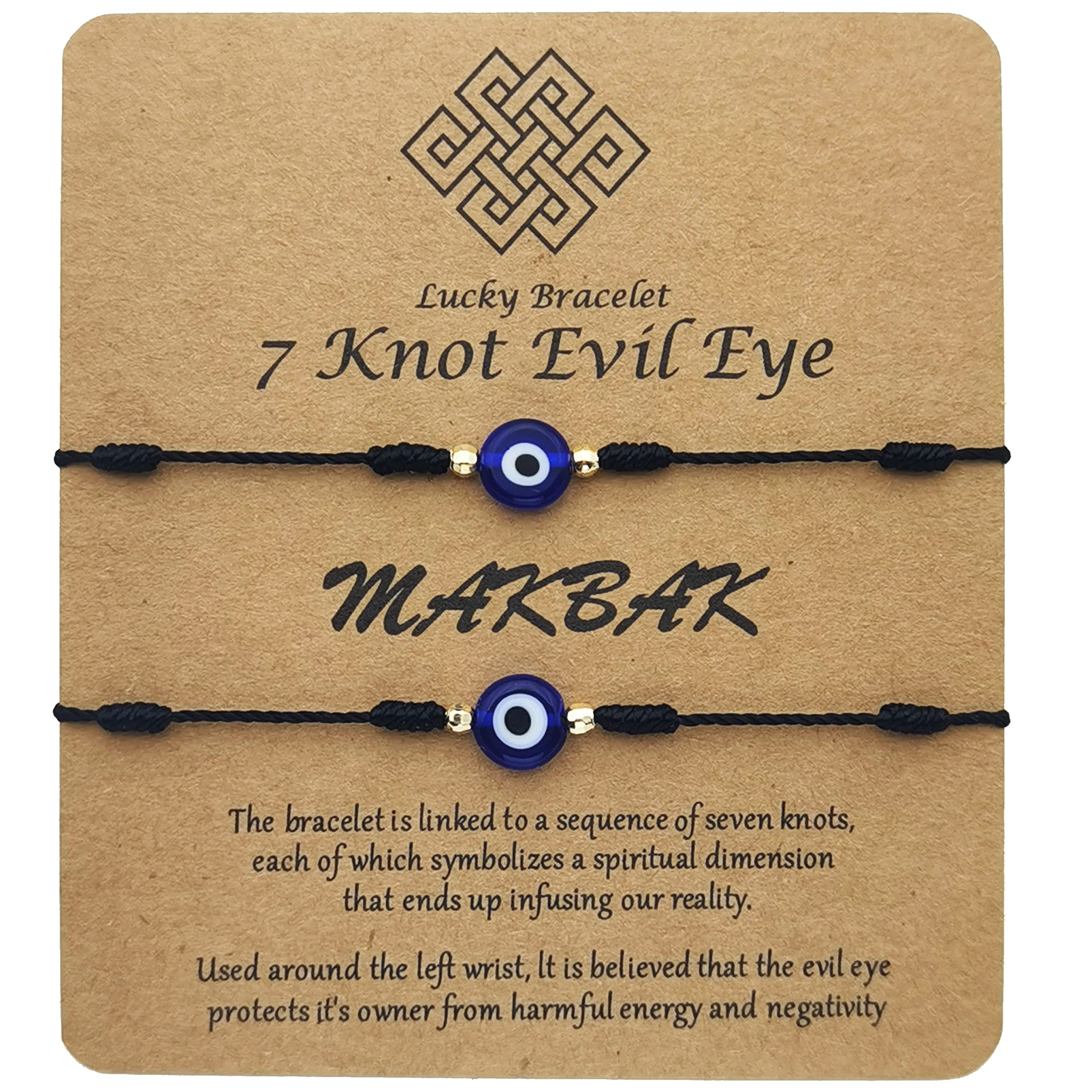 7 Knot Evil Eye Lucky Bracelet Set 