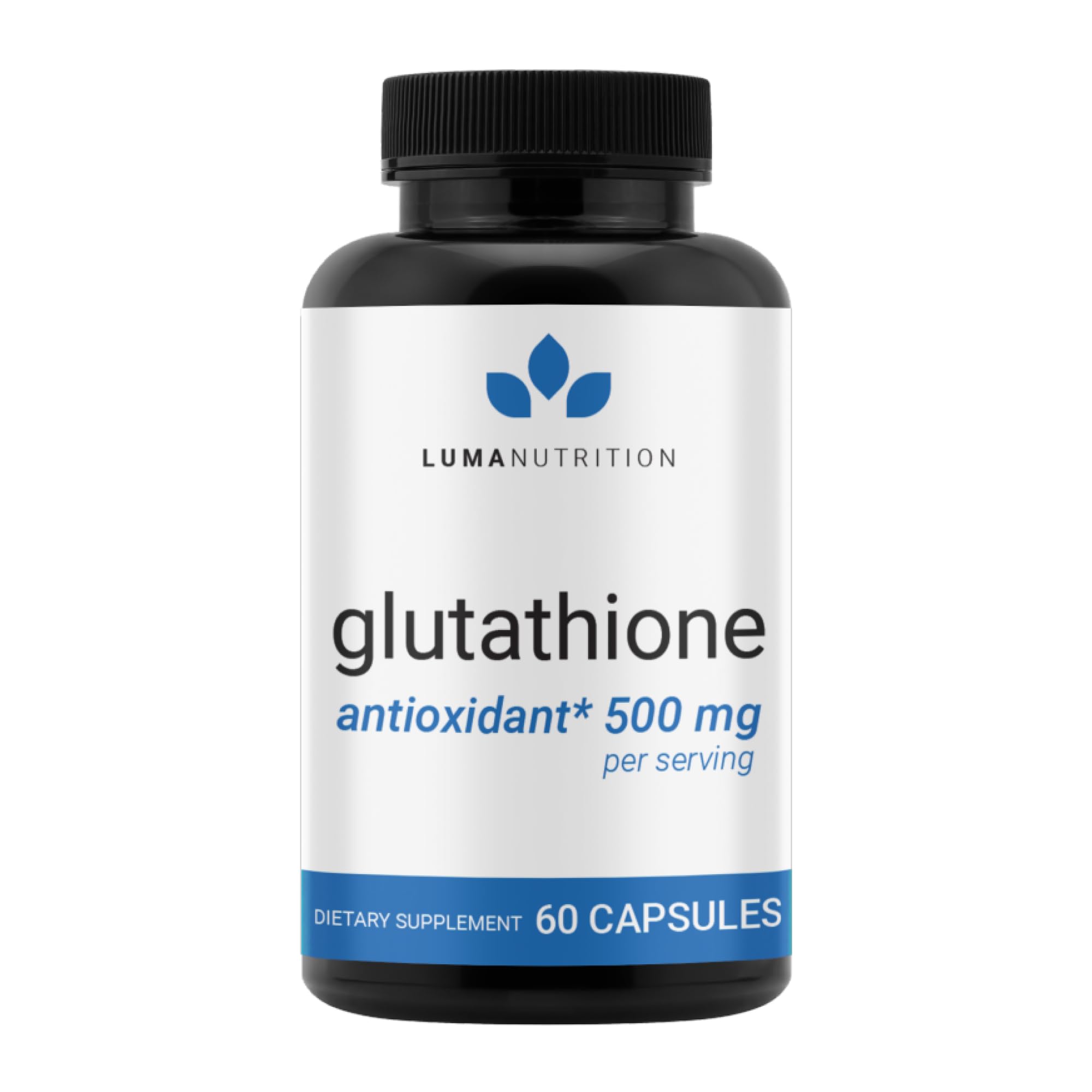 Glutathione Antioxidant Supplement - 500 mg, 60 Capsules