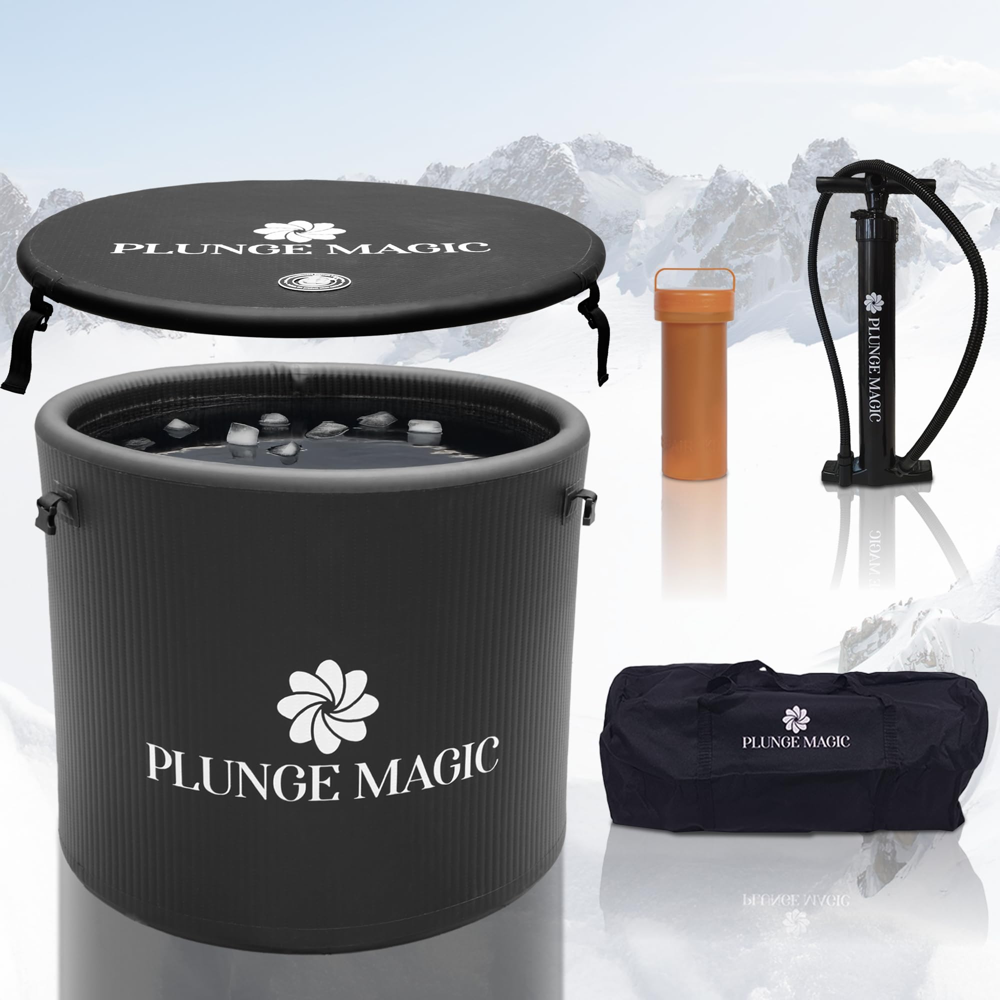 Plunge Magic Portable Ice Bath Tub Set